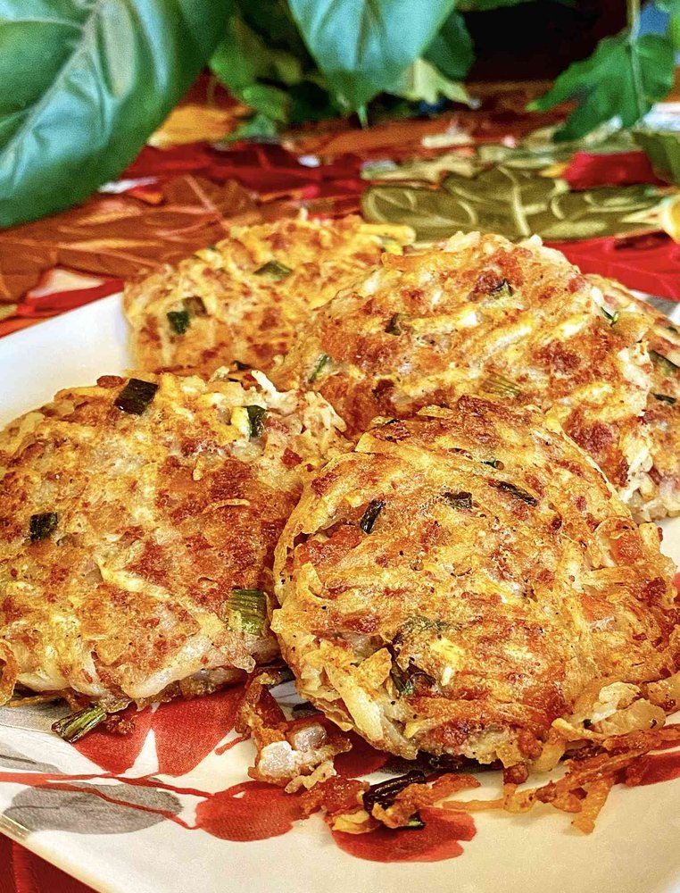 Crispy Corned Beef Potato Cakes