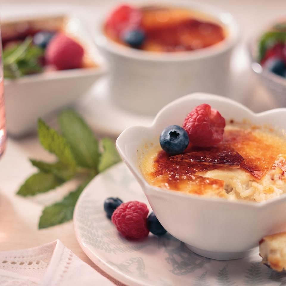 Caramelized Crème Brûlée–Style Rice Pudding
