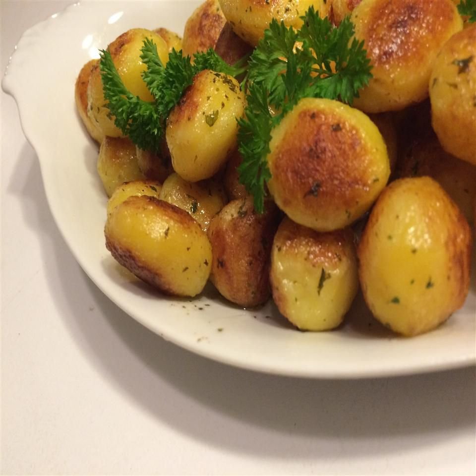 Golden-Crisped Baby Potatoes