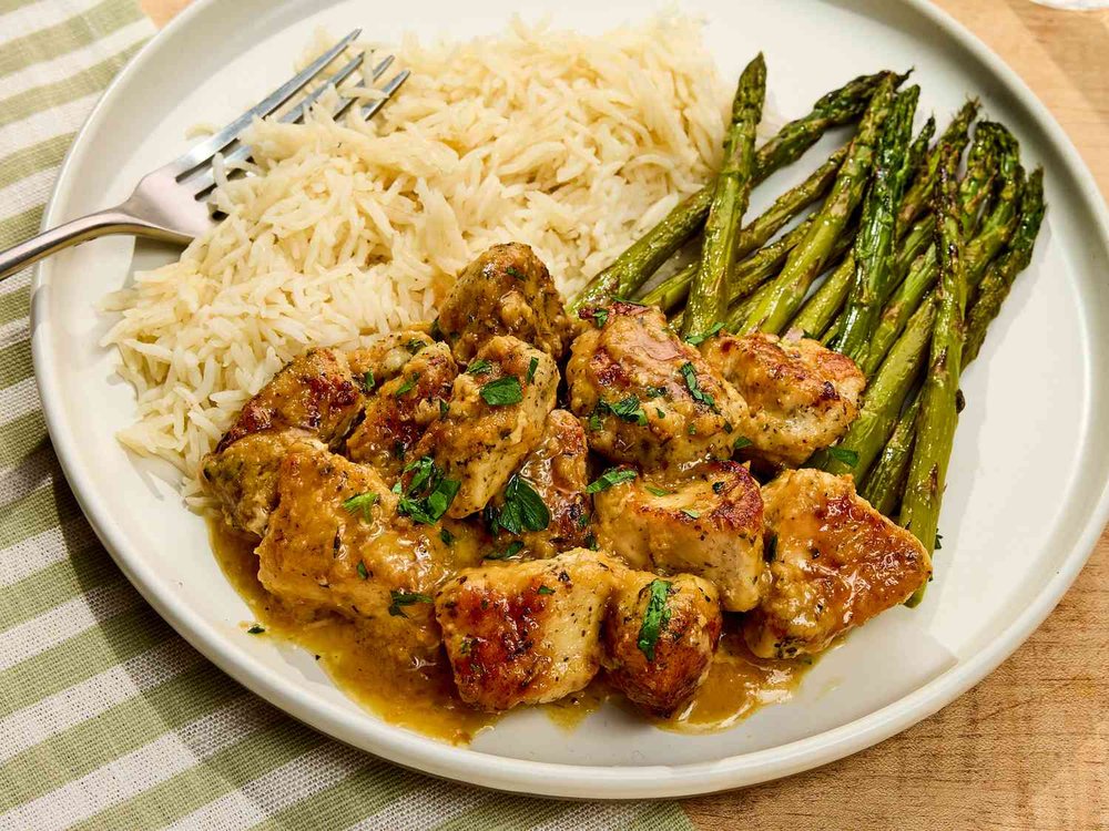 Butter-Garlic Chicken Nuggets