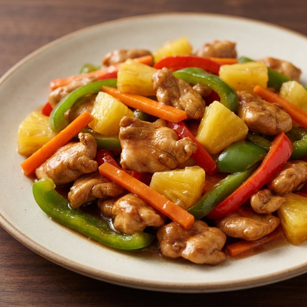 Pineapple Sweet-and-Sour Chicken Stir Fry