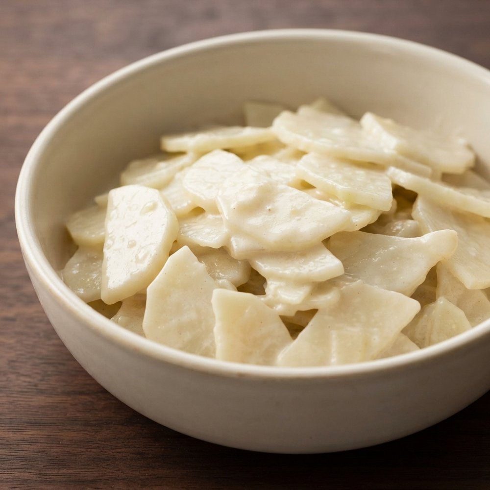 German Kohlrabi in Cream Sauce