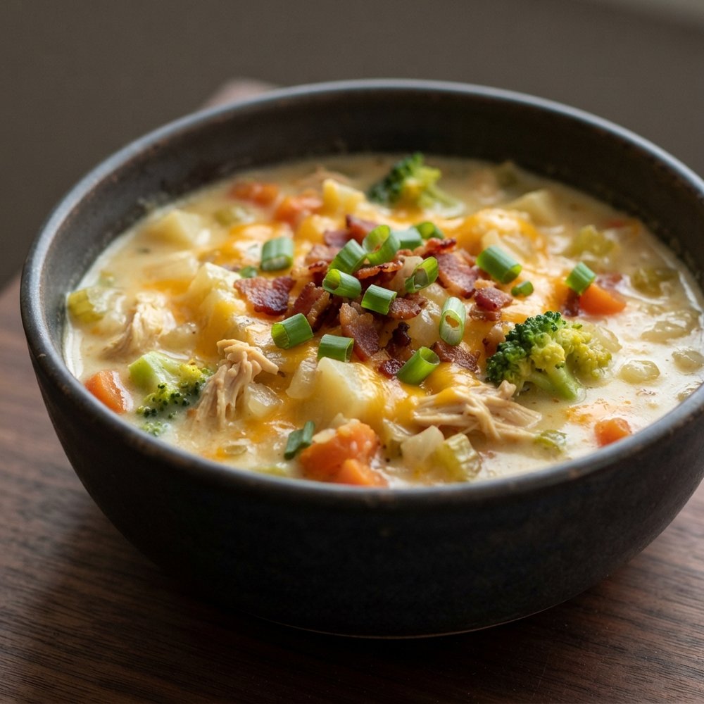 Hearty Chicken and Loaded Potato Chowder