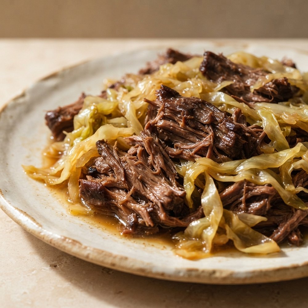 Slow-Cooker Kalua-Style Pork with Cabbage