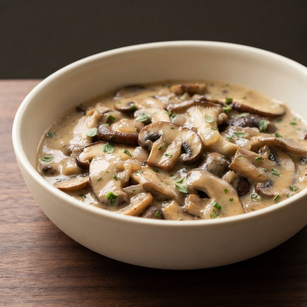 Silky Wild Mushroom Ragout