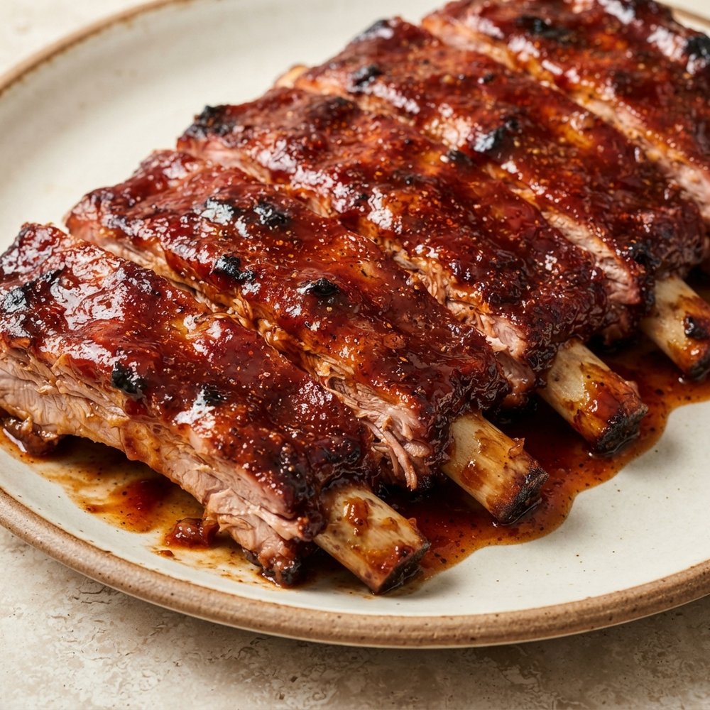 Cherry Cola–Glazed Baby Back Ribs