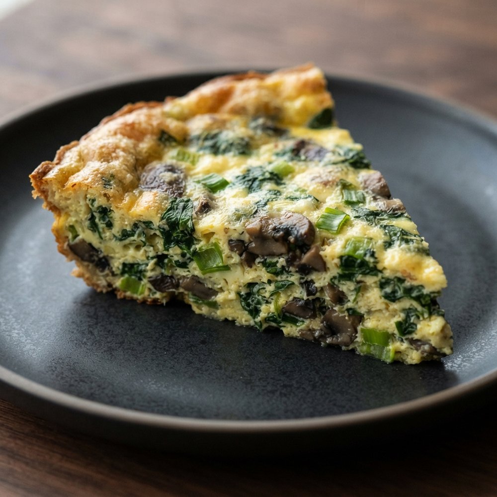 Spinach and Mushroom Frittata