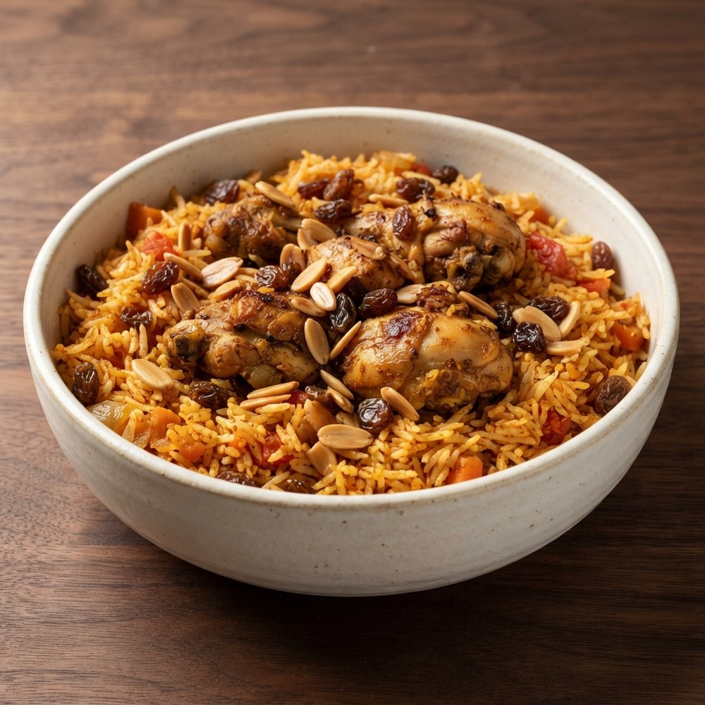Al Kabsa: Saudi Spiced Rice with Chicken