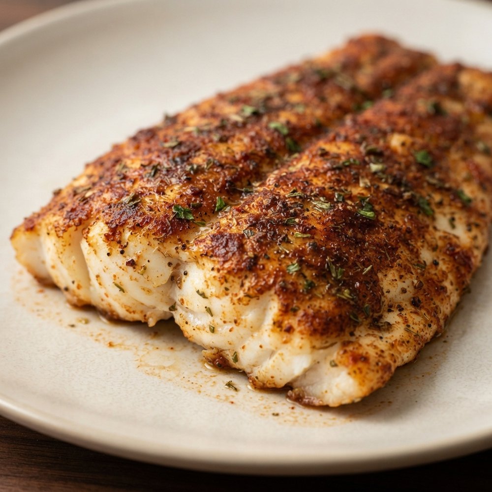 Broiled Catfish with Creole Spice Rub