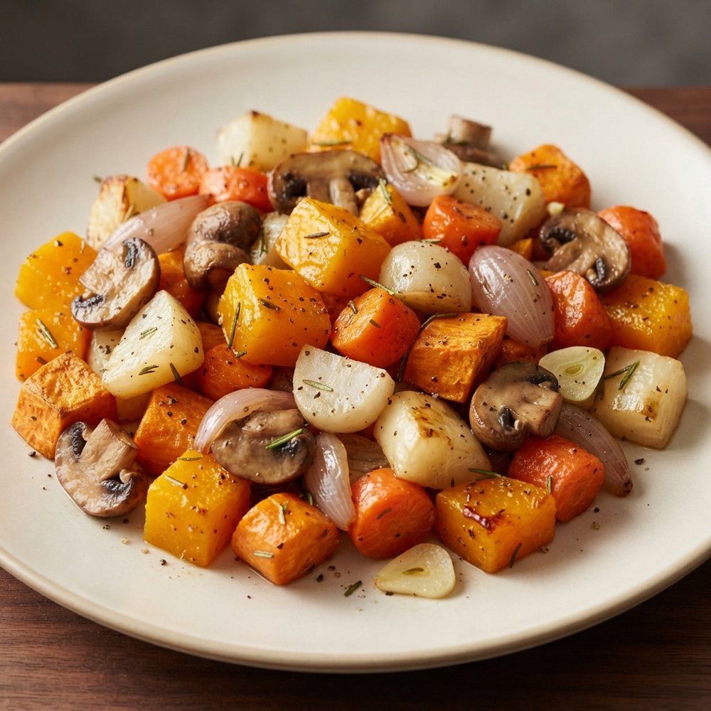 Caramelized Roast Winter Veg Medley