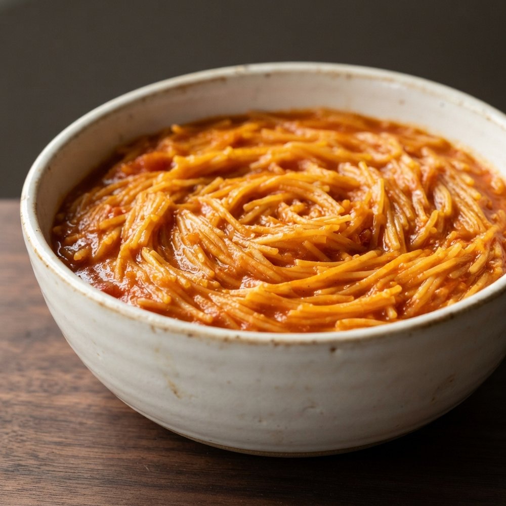 Tomato-Garlic Vermicelli Soup