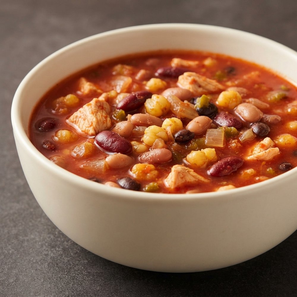 Hearty Chicken Tortilla Bean Soup