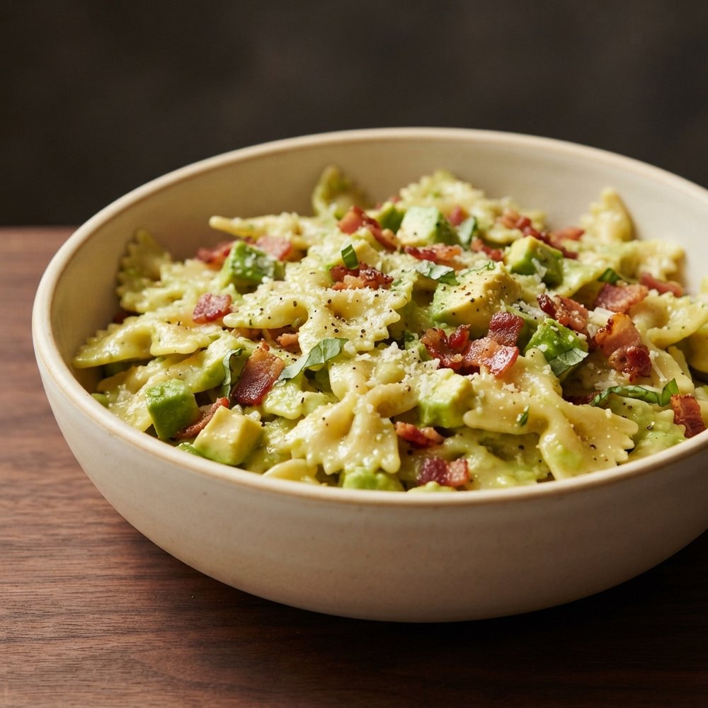 Bacon Avocado Pasta