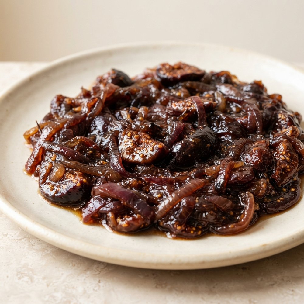 Black Mission Fig & Red Onion Relish