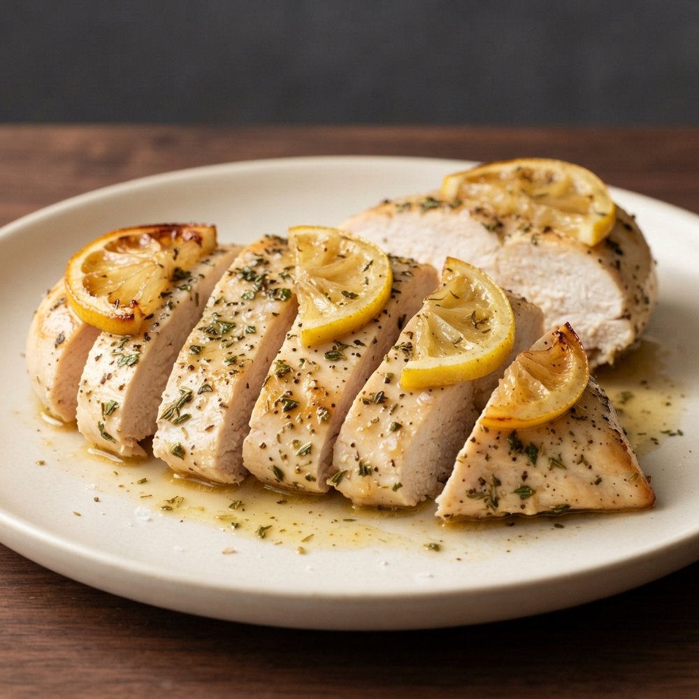 Oven-Roasted Lemon and Herb Chicken Breasts