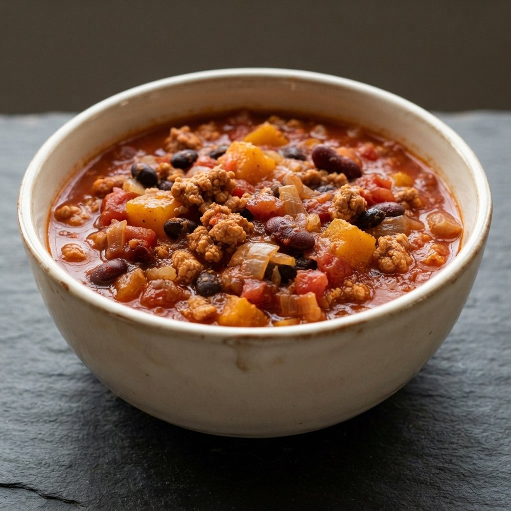 Crockpot Turkey and Pumpkin Chili