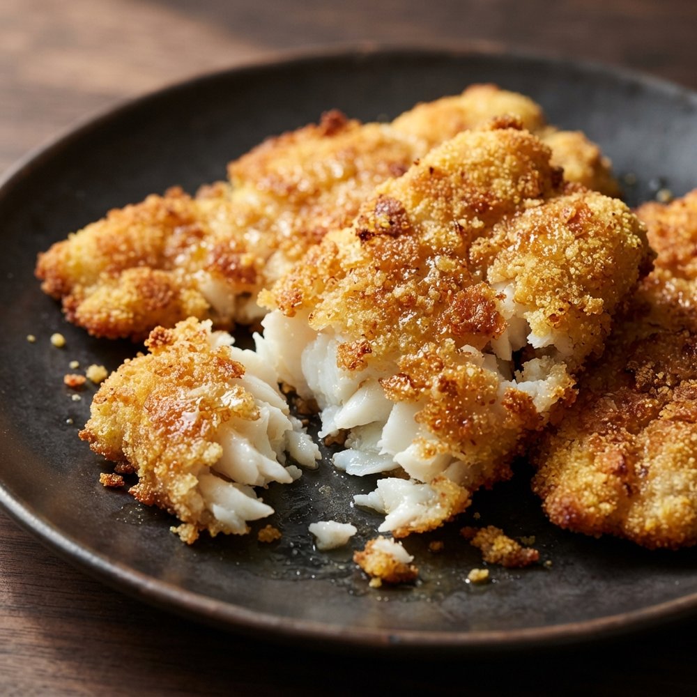 Crispy Cornmeal Cod