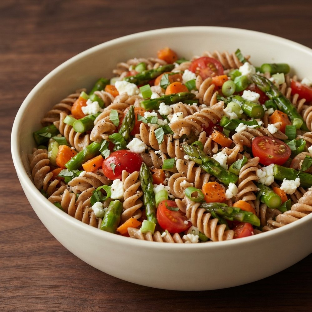 Whole-Wheat Rotini Veggie Pasta Salad