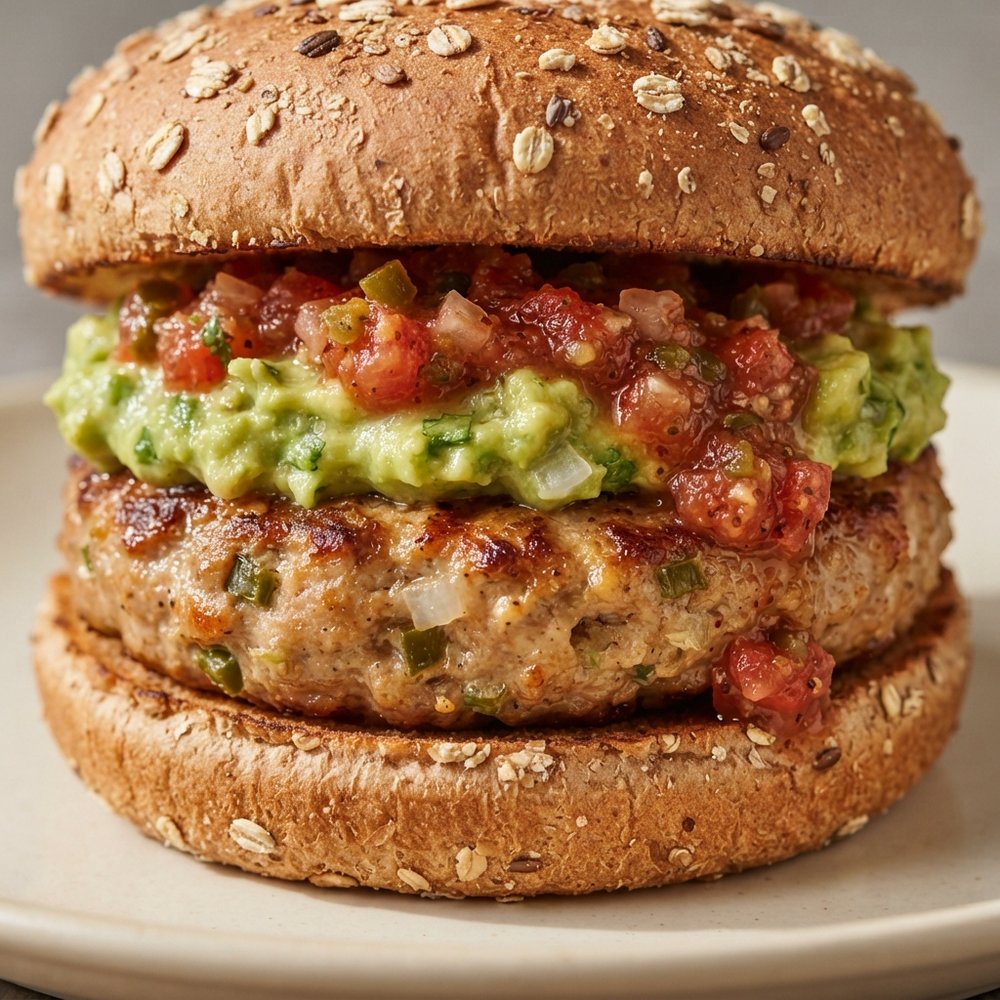 Spicy Southwest-Style Turkey Burgers