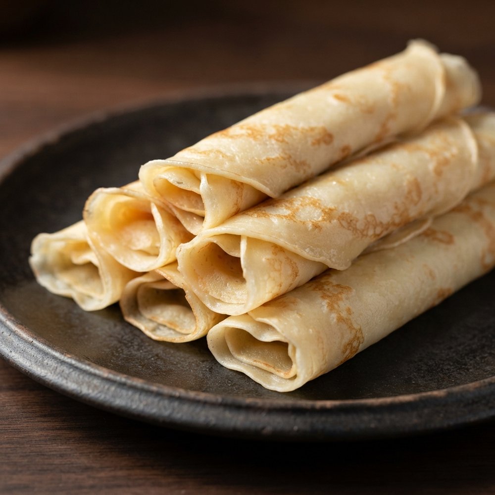 Slovak Palacinky (Thin Rolled Pancakes)
