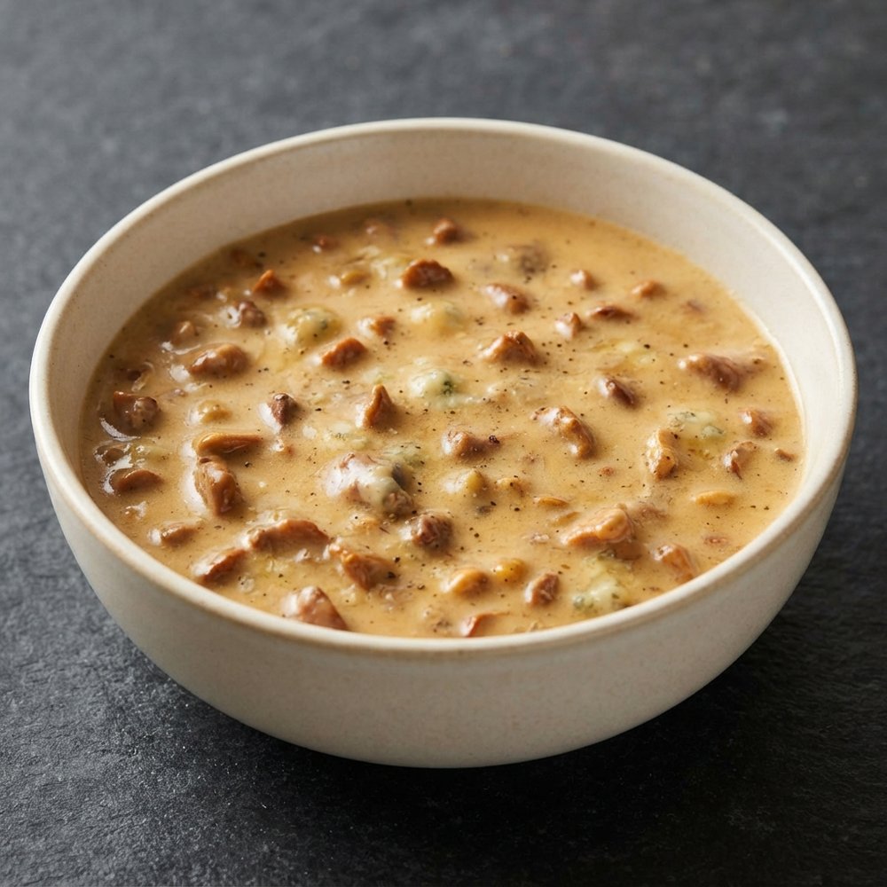 Gorgonzola-Chanterelle Sherry Cream Sauce