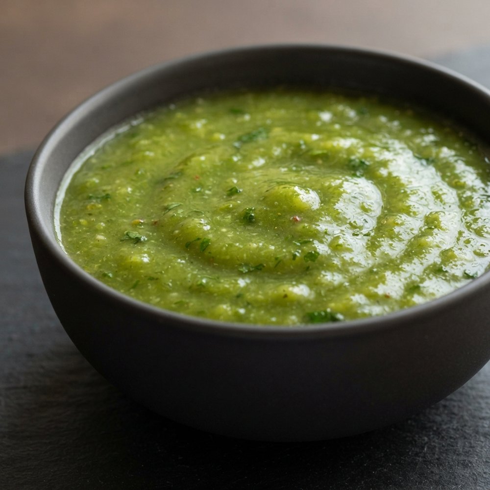 Home-Canned Green Tomatillo Salsa