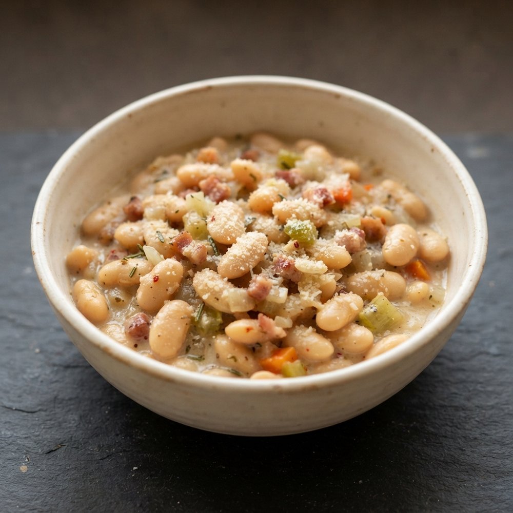 Tuscan-Style Cannellini Beans with Pancetta