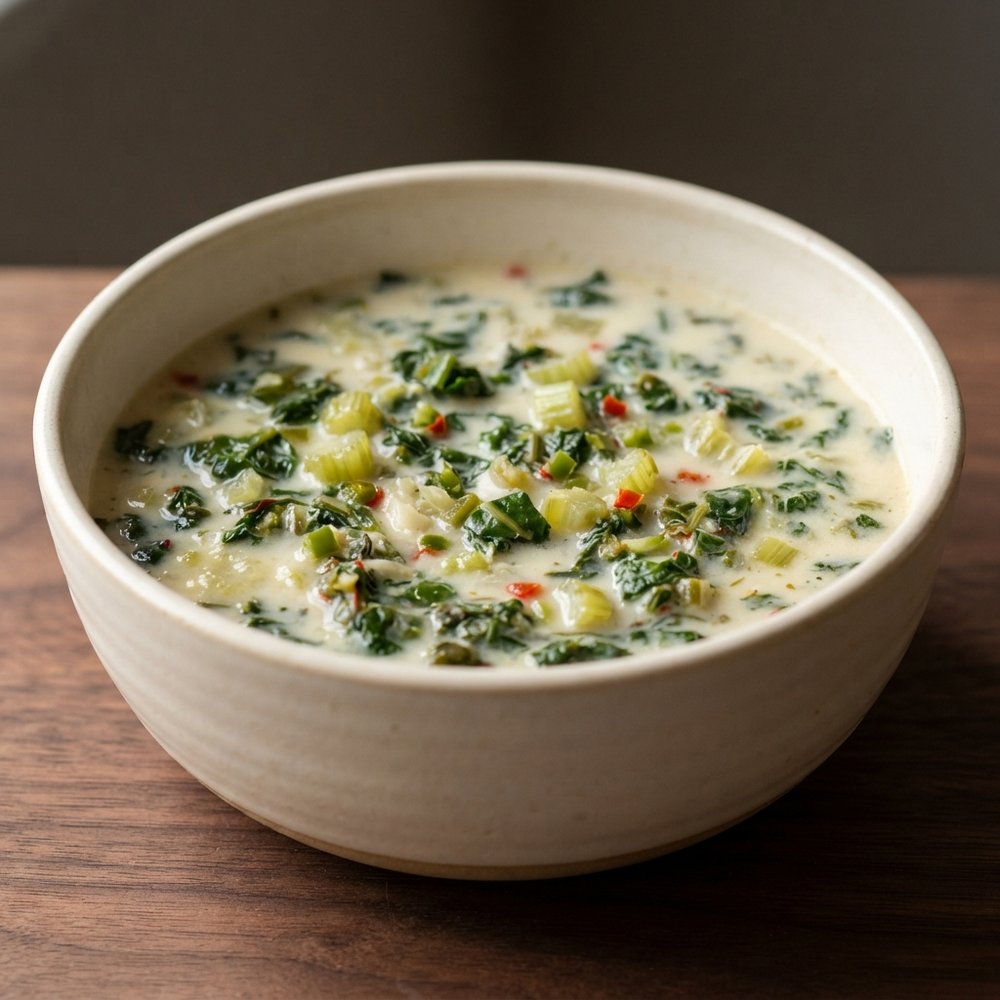 Bushala (Swiss Chard Soup)