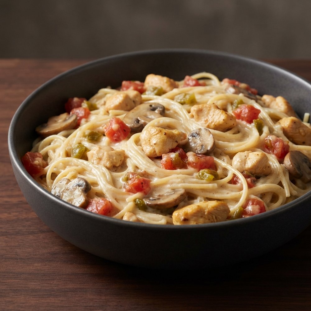 Quick and Easy Chicken Spaghetti