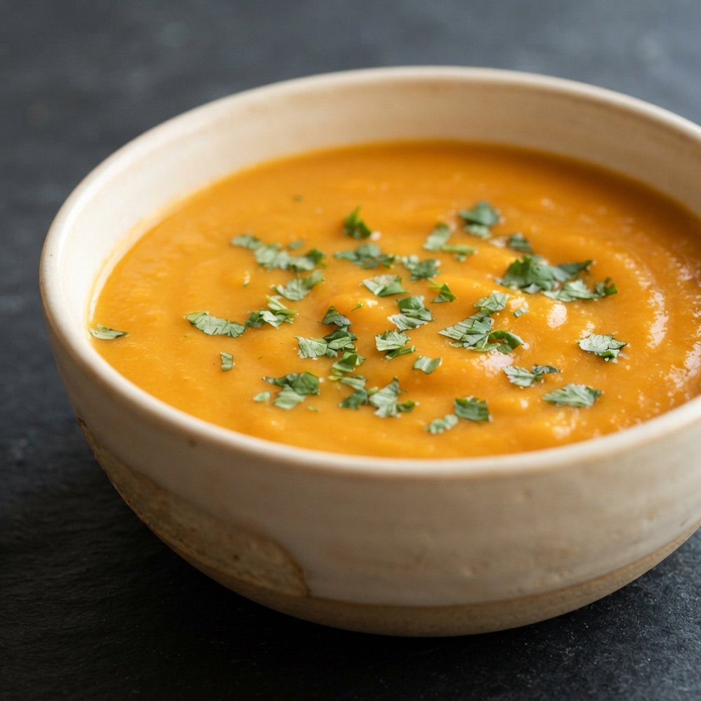 Pressure Cooker Spicy Vegan Carrot Soup