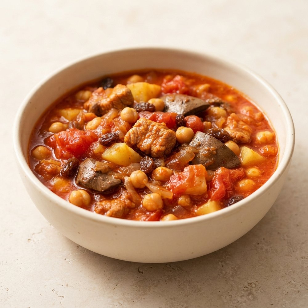 Filipino Menudo: Pork and Liver Stew