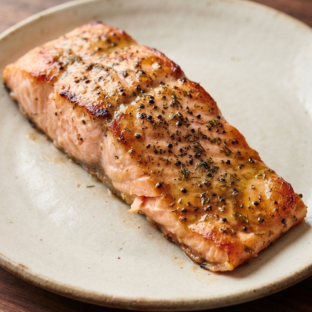 Dijon–Lemon Pepper Grilled Salmon