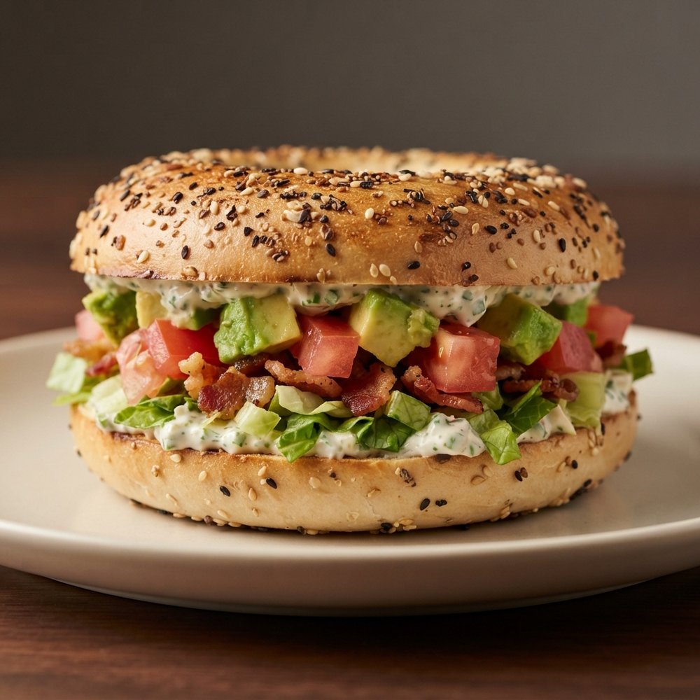 California Chopped BLT Bagel Sandwich