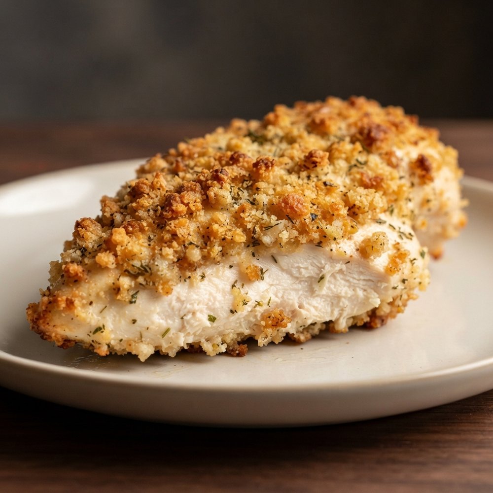 Oven-Baked Ranch-Coated Chicken