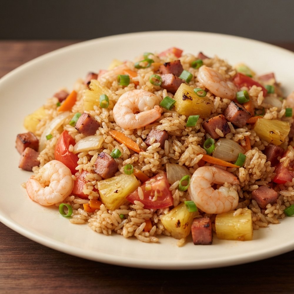 Shrimp and Pineapple Thai-Style Fried Rice
