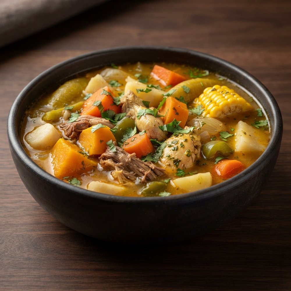 True Dominican Sancocho (Meat and Vegetable Stew)