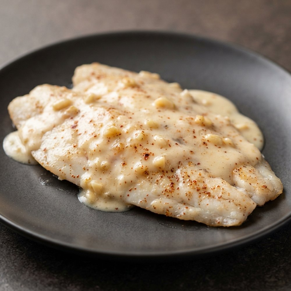 Garlic Alfredo Tilapia