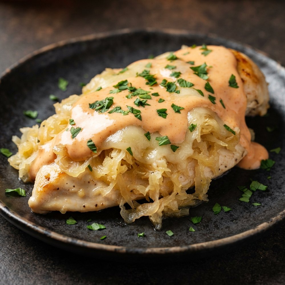 Baked Chicken Reuben