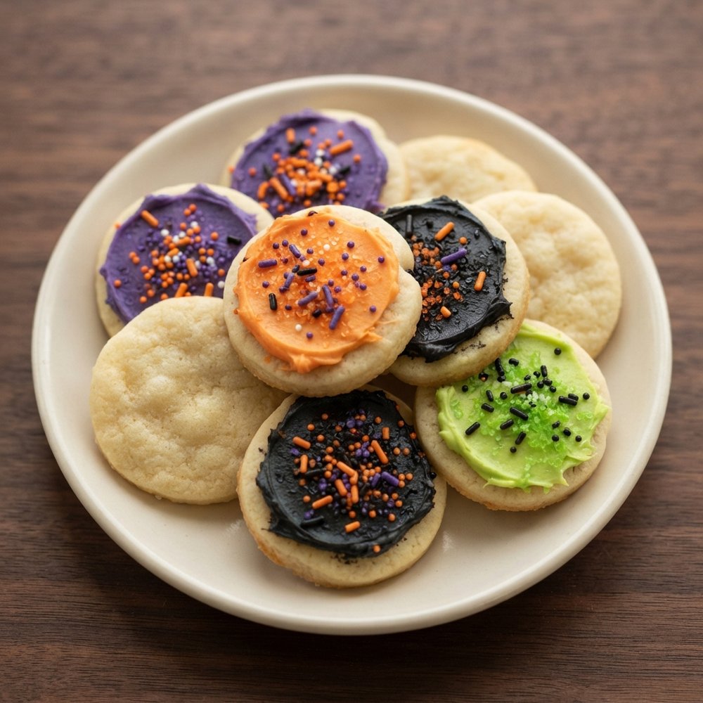 Spooky Halloween Cut-Out Sugar Cookies