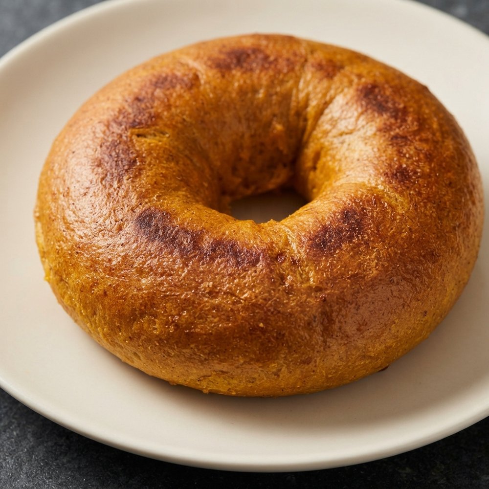 Pumpkin Spice Bagel