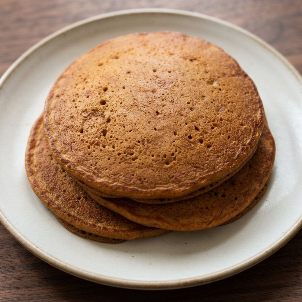 Grandma's Spiced Gingerbread Pancakes