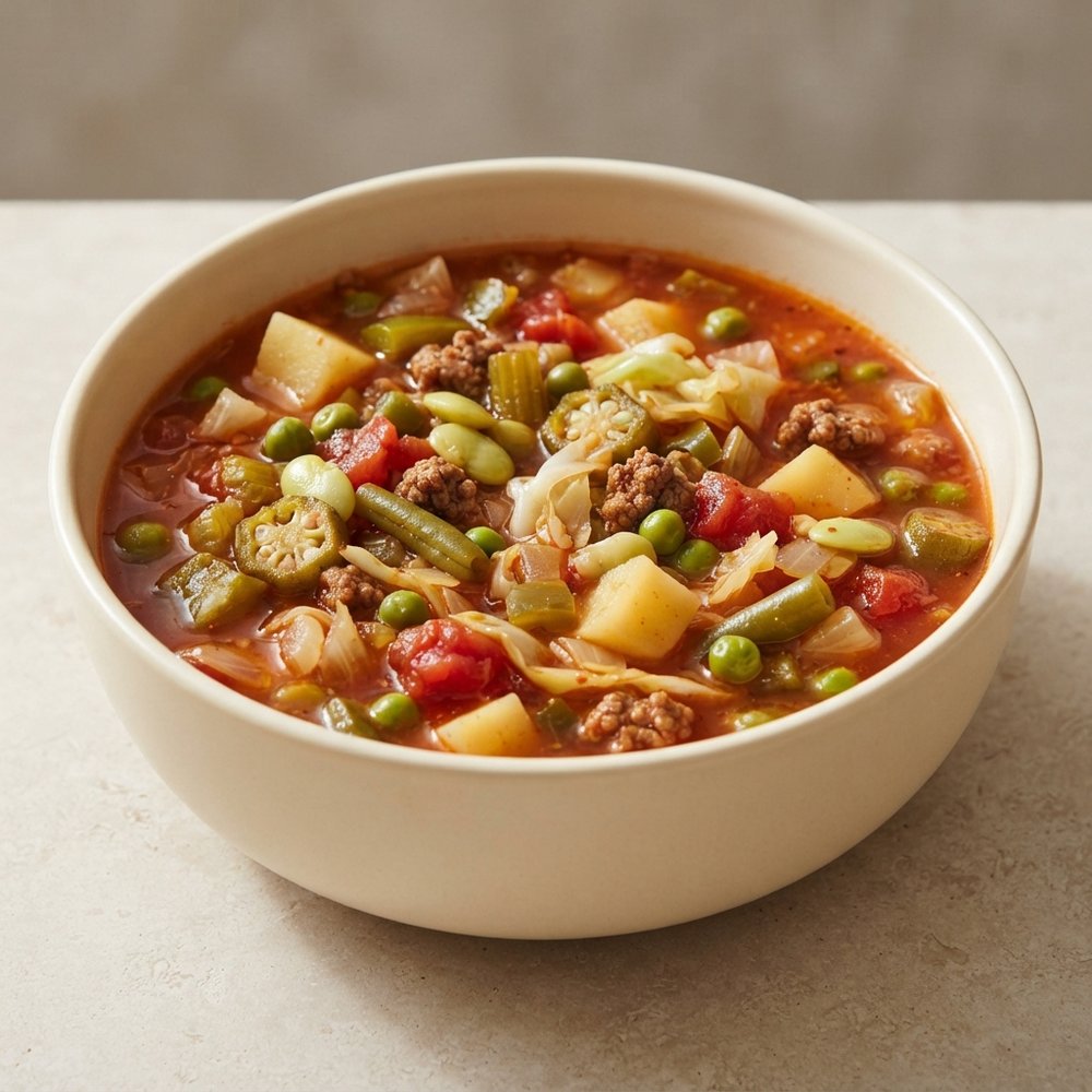 Hearty Veggie and Beef Soup