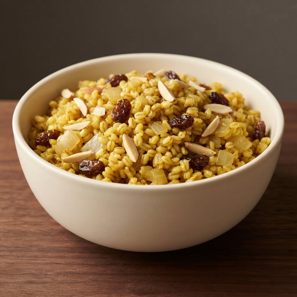 Indian-Spiced Barley Pilaf