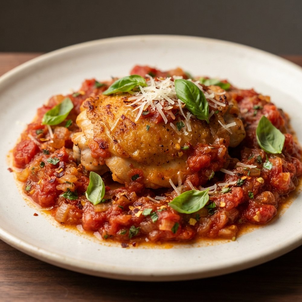 Spicy Chicken Fra Diavolo with Fiery Tomato-Chili Sauce