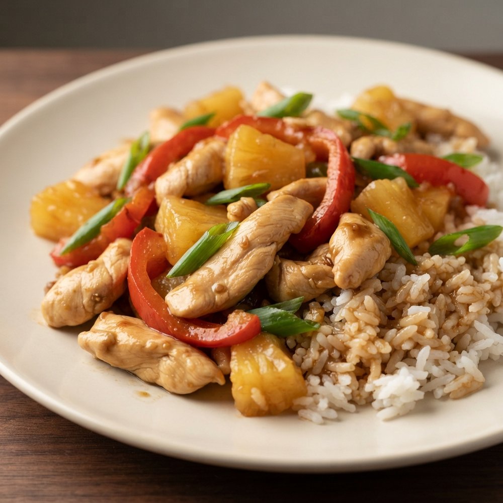 Quick Pineapple Chicken Stir-Fry
