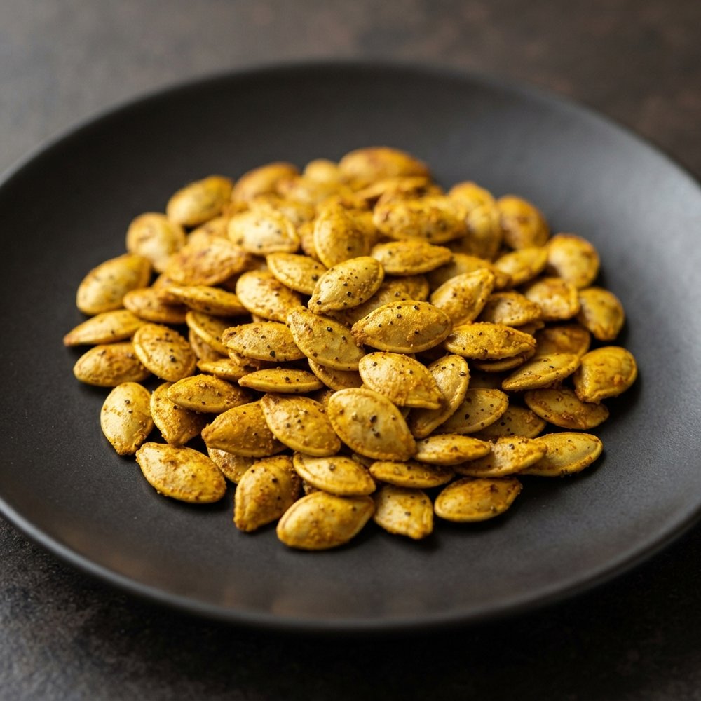 Turmeric-Spiced Pumpkin Seed Snack
