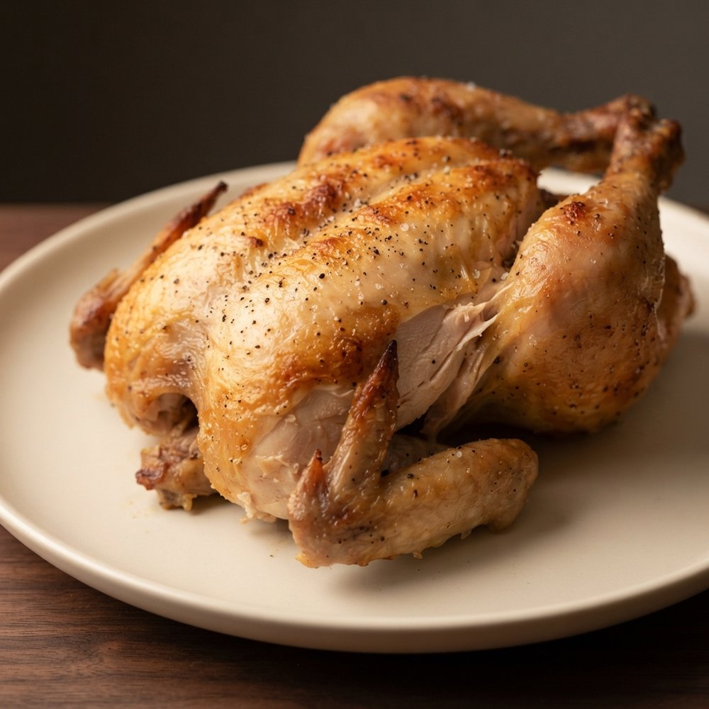 Crispy Air-Fried Cornish Hen