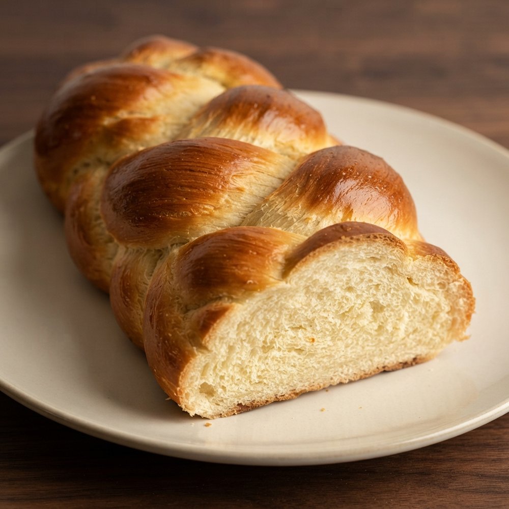 Traditional Swiss Braided Sunday Loaf