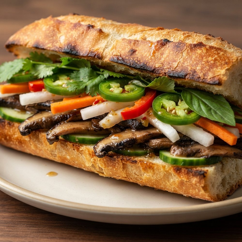 Vietnamese Bánh Mì-Style Crisp Baguette