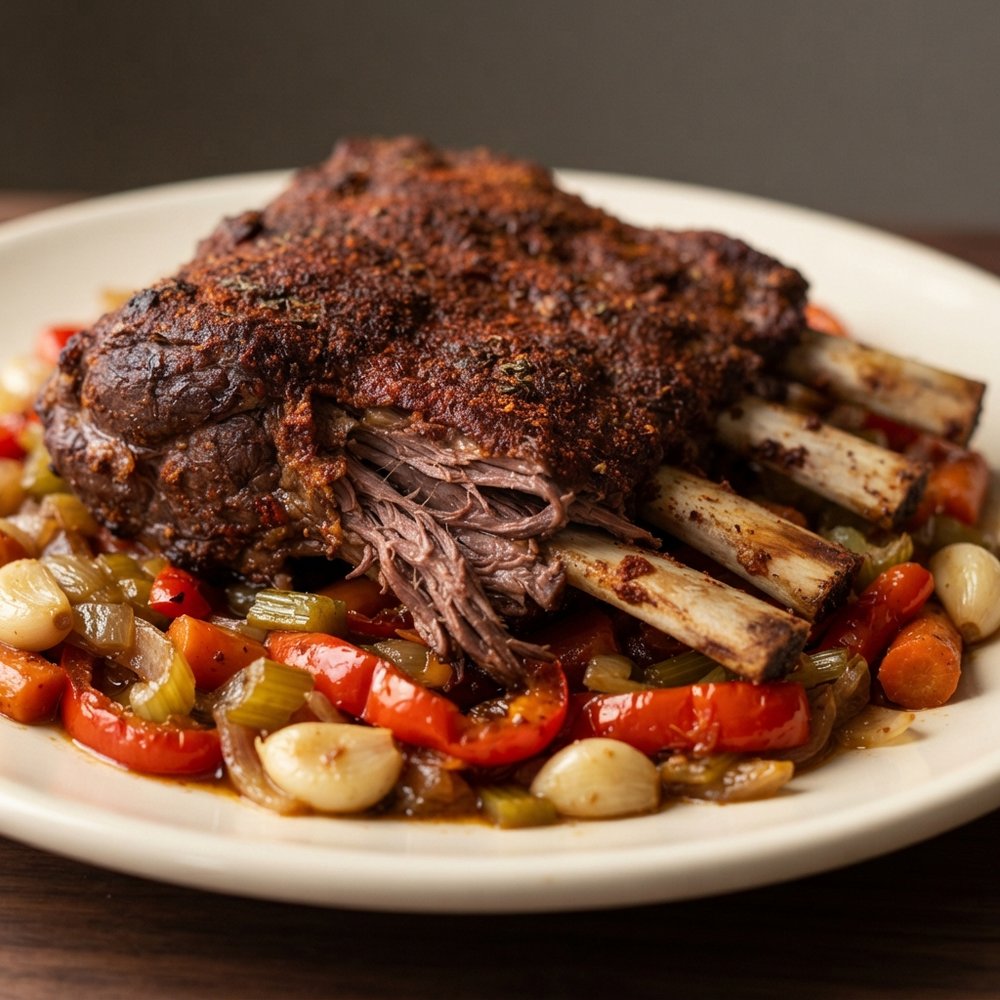 Slow-Roasted Venison Ribs